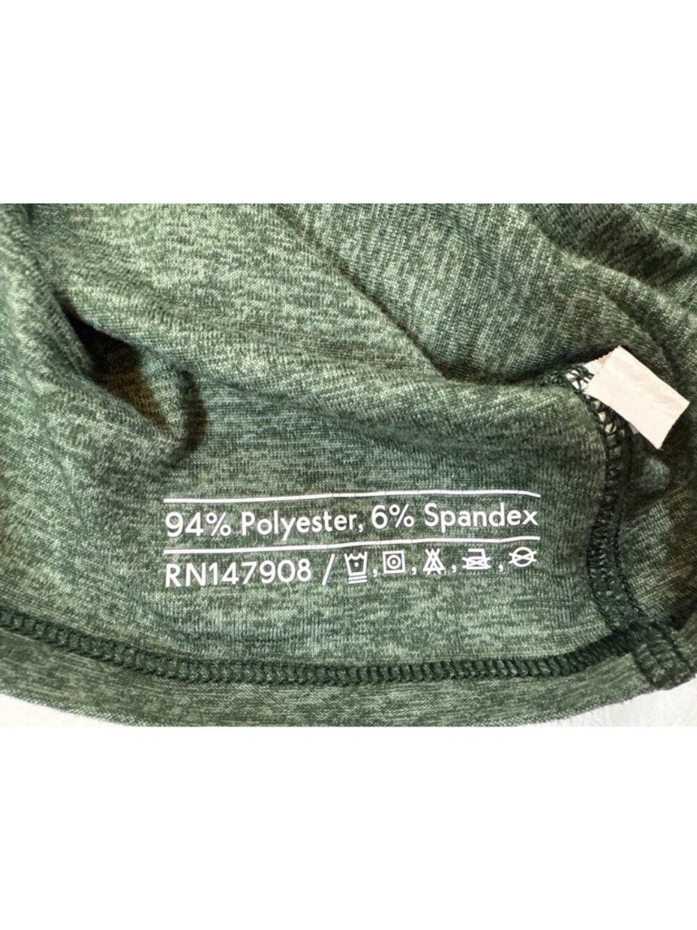 Outdoor Voices Cloudknit Long Sleeve Performance Shirt Heather Green M (PP577) - Picture 9 of 9